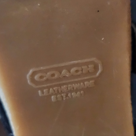 COACH Deirdre Black Clog Heeled sandals 6.5 - Picture 5 of 10